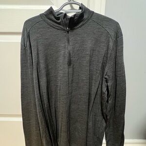 United Colors Of Benetton Men's Charcoal Zip-Up Sweater